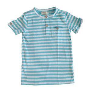 Sawyer & Finn Striped Tab Tee